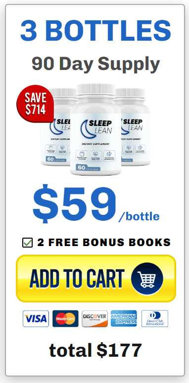 sleep lean three bottles pack